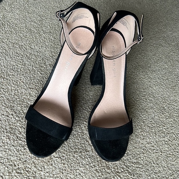 Madden Girl Black Suzy Heels 8.5 - Picture 3 of 6